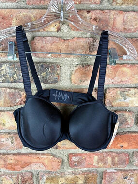 ThirdLove 24/7 Classic T-Shirt Bra Black 36D